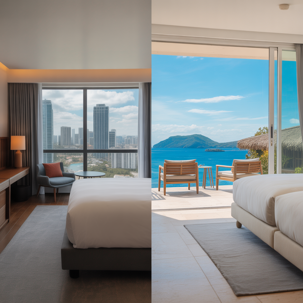 Resort vs hotel khác nhau thế nào